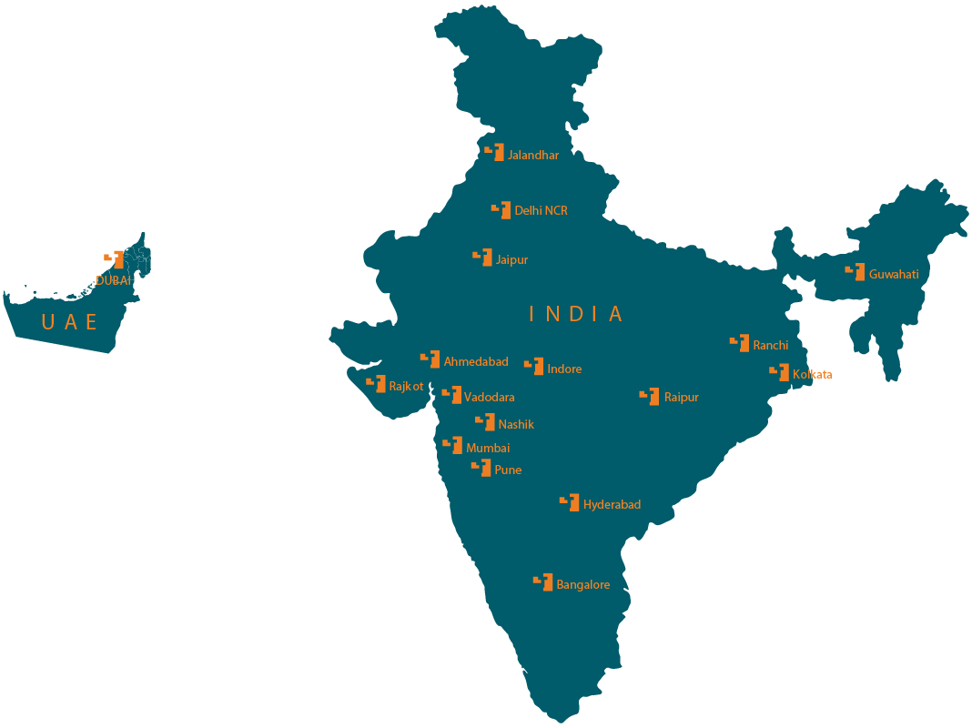 Locations map